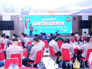 Perkuat Strategi Komunikasi Publik, Bidhumas Polda Jambi Gelar Pelatihan Konten Kreator