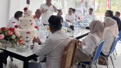 Ketua OKK DPP PRI, Haji Amir memompa semangat pengurus DPRD PRI Provinsi Jambi, Kamis (24/9/2026)